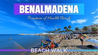 BENALMADENA  Beach Walk 2024 Spain #beach #walkthrough