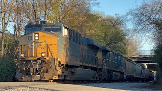 CSX ES44AH 3207 w/ Nice Crew Leads Manifest M542-10 on 11/12/24