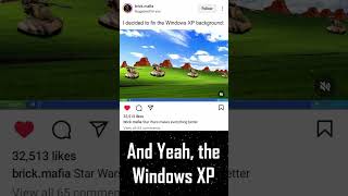 I Decided To Fix the Windows XP Background | Star Wars on Instagram #starwars #windowsxp