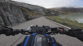 Full ride through the Grimsel Pass, Switzerland on a 2018 Yamaha MT09-SP