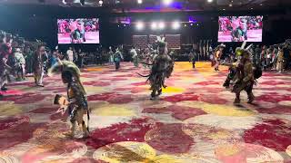 Teen Boys Traditional @ Seminole Tribal Fair Powwow 2024 Hay Creek Singers Song 2 Crow Hop