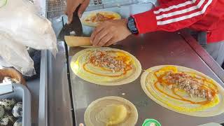 Roll Pancake with Sausage ll ขนมโตเกียวดิฟ - Thai Street Food