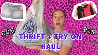 CRAZY FINDS!!! THRIFT TRY ON HAUL