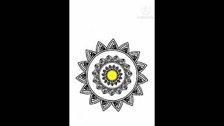 easy digital mandala/rangoli for beginners!