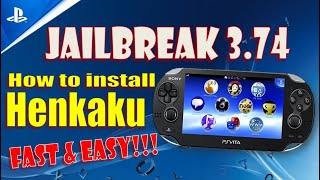 How To JaiLBreak PS Vita Version 3.74 - Install HENKAKU Fast & Easiest Tutorials (Updated 2023)