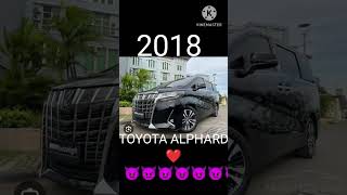 Evolution of Toyota Alphard (2002~2024) #shorts #evolution #toyotaalphard #carlover