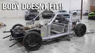 Mid Engine 67 Ford Mustang Fastback Pt. 2 - Body Mockup Leads To Big Problems...