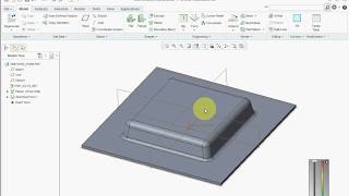 HOW TO CREATE A FORM FEATURE IN CREO SHEETMETAL USING SKETCHED FORM OPTION