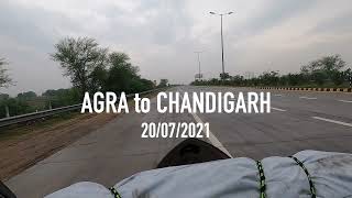 Agra to Chandigarh | Himachal Monsoon Ride Ep.01