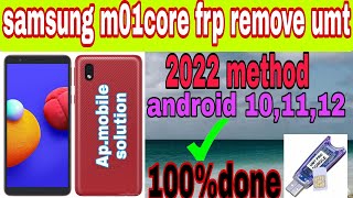 samsung m01 core frp unlock umt