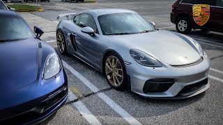 GT Silver Porsche 718 Cayman GT4