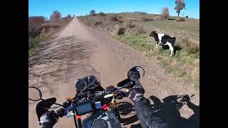 Autumn Ride on Dirt Road . . .