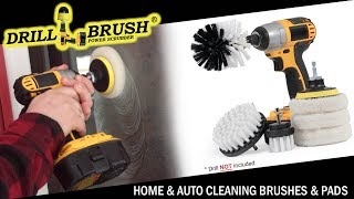 How to Clean Auto and Truck Glass like a Pro Detailer | Drillbrush Soft White