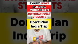 Visitor Record = No Re-entry🇨🇦 #canada #pgwp #internationalstudents #punjabi #tusharuplifts #moga