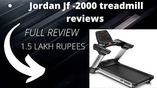 Jordan Fitness JF 2000 Motorized Treadmill | FULL REVIEW | M&P ELECTRONICS | MUKUT ROY