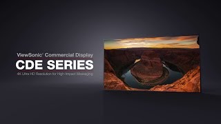 ViewSonic CDE Series 4K Signage