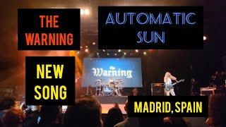 NEW SONG!!!  AUTOMATIC SUN @TheWarning Madrid, Spain 4/4/24 #livemusic #newmusic #fyp #martintc