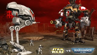 STAR WARS vs WARHAMMER 40K: Clone Troopers vs Imperial Guard - Men of War: Assault Squad 2