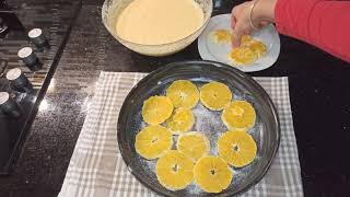 🍊 PORTAKALI hiç böyle denediniz mi?  Cheesekeki kıskandıran tarif 🍊bol soslu,yumuşacık-Orange cake 💯