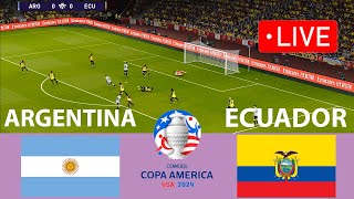 🔴ARGENTINA vs ECUADOR LIVE FOOTBALL MATCH TODAY I ARGENTINA Football Live I eFootball Pes 21 Game