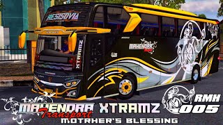 "XTRAMZ"SHARE LIVERY MAHENDRA MOTHER'S BLESSING 005 MOD JB3 SHD KP PROJECTS | MOD BUSSID TERBARU