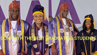 GRADUANTS CHEER AS OONI OF IFE ANNOUNCE ONE MILLION NAIRA SCHOLARSHIP BY PROF. MURTALA AWODUN