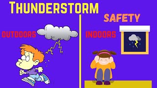 How to Protect Yourself From Thunder and Lighting ? Safety Tips | Both Outdoors and Indoors.