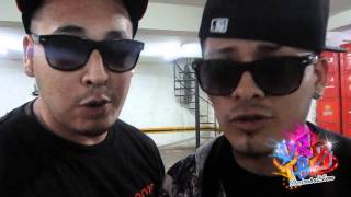 Hans y Baby Flow saludando a WWW.DESTRABA2.COM