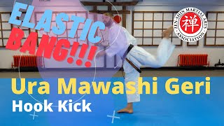 [Basics] Ura Mawashi geri Hook Kick - Elastic Bang