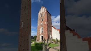 OLD CHURCH BÅSTAD SWEDEN 🇸🇪 ##travel #sweden #shorts #church