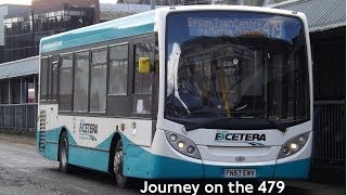 Journey on the 479 (Merrow, Boxgrove Road to West Horsley Pumping Station)