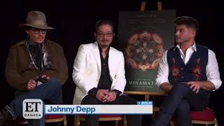 Minamata full interview - Johnny Depp, Andrew Lavitas and Hiroyuki Sanada