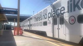 2 Caltrains meet at Millbrae (Local 228 and 225)