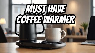 No More Cold Coffee! Must Have Desk Coffee Warmer |#amazonmusthaves