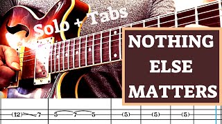 Nothing Else Matters - Solo Cover | Guitar Tutorial With Tabs