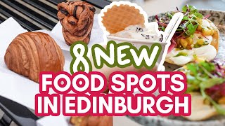 8 NEW places to eat in EDINBURGH, Scotland! | brunch, coffee, ice cream!