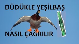 Ördek düdüğü nasıl çalınır, Sade anlatım -duck call- haydels rl 99