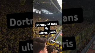 Dortmund fans are crazy #dortmundvspsg #ultras #flare