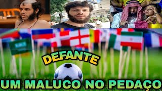 TEM REPORTER DOIDÃO😱 PELAS RUAS DO CATAR COPA DO MUNDO 🌎 DE 2022⚽️📢🙈