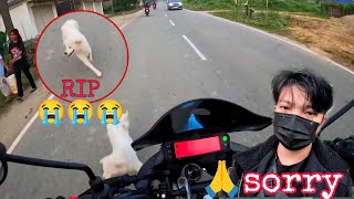 WHY ALWAYS ME 😭| BAD LUCK|SORRY DOG 🙏|#Nagaland #Rider #bikes