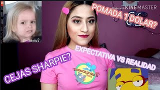 CEJAS SHARPIE? Kat Von? EXPECTATIVA VS REALIDAD? , TUTORIAL DE CEJAS PARA ESTA CUARENTENA / 2020