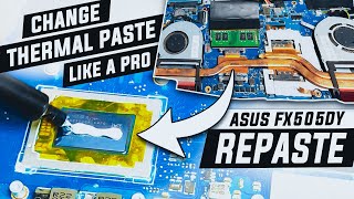 How To Change/Replace Thermal Paste in Laptop (Asus FX505DY) How To Apply Thermal Paste? [HINDI]