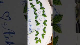 Leaf Embroidery | hand embroidery basics | stitch leaf Embroidery #diy #shorts