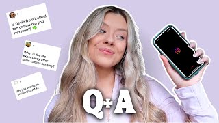 Q+A 👀 answering your questions... wedding planning, brain tumour, mindset