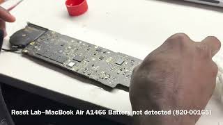 MacBook Air A1466-Battery detection repairs