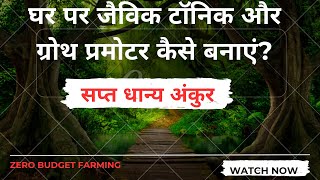 "सप्तधान्य अंकुर"  Natural Plant Growth Promoter | सप्त धान्य अंकुर अर्क बनाने की विधि एवं प्रयोग |