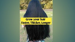 Powerful hair growth remedies/Faster, Thicker, Longer Hair #shorts #shortsfeeds #youtubeshorts