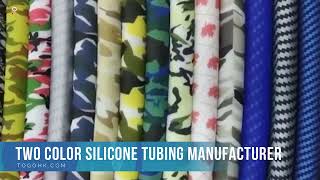 Custom Two Color Silicone Tubing