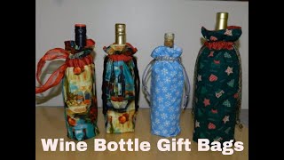 Wine Bottle gift Bags Quick & Easy