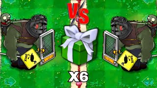 Two-World x6 Green Box + IT Fire Ice Vs Giga Red Gargantuar, Who will win? PvZ Hybrid PK Challenge